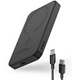 Baseus Power banka Mini s bezdrátovým nabíjením 5000 mAh 20W USB-C černá