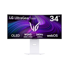 LG UltraGear webOS 34GX90SA-W herní monitor bílý