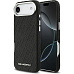 Karl Lagerfeld Grained PU Repeated Logo MagSafe kryt iPhone Air černý