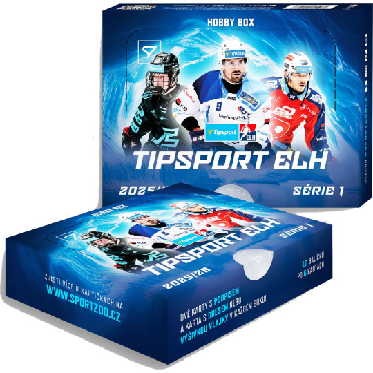 Hokejové karty SportZoo Tipsport ELH 2025/26 1. série Hobby box