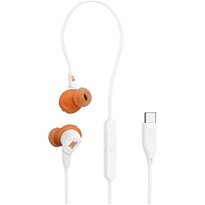 JBL Endurance Run 3C USB-C sluchátka bílá