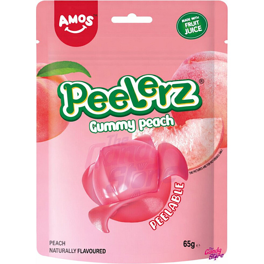 Želé bonbony Amos Peelerz - Broskev 65 g