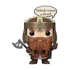 Funko POP! #2028 Movies: The Lord of the Rings – Gimli (Nobody Tosses a Dwarf)