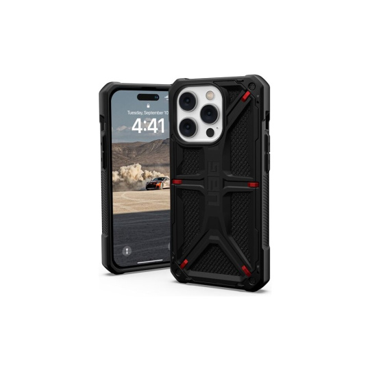 UAG Monarch iPhone 14 Pro kevlar black