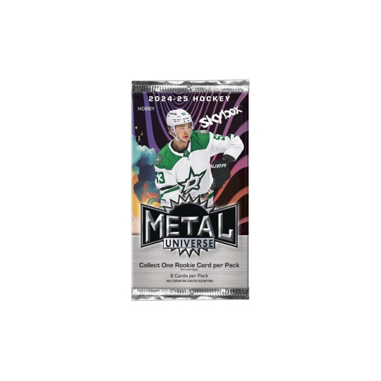Hokejové karty 2024-25 Upper Deck Skybox Metal Universe Hockey Hobby Balíček