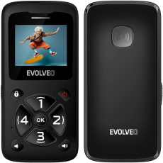 EVOLVEO EasyPhone ID mobilní telefon pro seniory černý