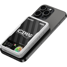 SHARGE IceMag MagSafe powerbanka s aktivním chlazením 10000mAh šedá