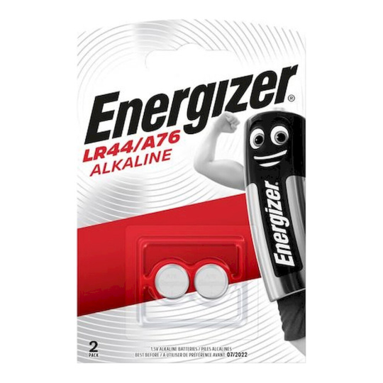 Energizer LR44 / A76 alkaická knoflíková baterie - 2ks