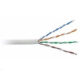 BAZAR- UTP kabel LYNX, Cat5E, drát, PVC, Dca, šedý, 305m - POŠKOZENÝ OBAL
