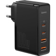 Baseus Rychlonabíječka do sítě GaN Pro Quick Charge, 2xUSB-C 2xUSB-A 100W černá