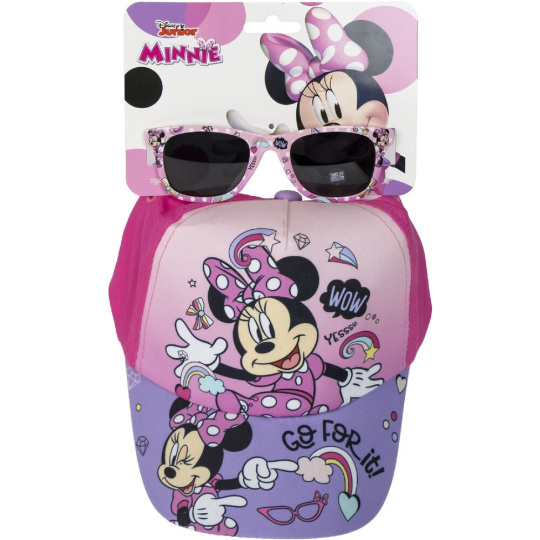Letní sada (kšiltovka a brýle) Disney - Minnie