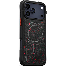 SKINARMA Vektor Mag-Charge MagSafe kryt iPhone 17 Pro Max Black/Red