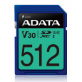 ADATA SDXC karta 512GB Premier Pro UHS-I U3 Class 10 (R:95/W:60 MB/s)