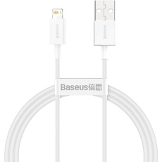 Baseus Superior Series rychlonabíjecí kabel Lightning 2.4A 1m bílá
