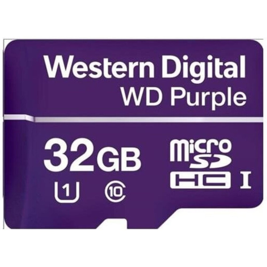 WD MicroSDHC karta 32GB Purple WDD032G1P0C Class 10, 16TBW