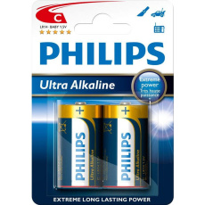 Philips LR14E2B/10 Ultra Alkaline 2x baterie C