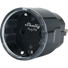 Shelly Plug PM Gen3 Matter 13A chytrá zásuvka černá