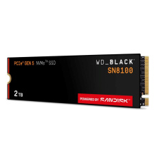 WD BLACK SSD NVMe 2TB PCIe SN8100 Powered by SanDisk, Gen5, (R:14900, W:14000MB/s) WD BLACK SSD NVMe 2TB PCIe SN8100 Powered by SanDisk, Gen5, (R:14900, W:14000MB/s)