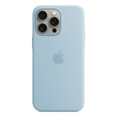 Apple silikonový kryt s MagSafe na iPhone 15 Pro Max světle modrý