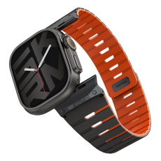 SKINARMA Gemini magnetický řemínek Apple Watch 49/46/45/44mm černý SKINARMA Gemini magnetický řemínek Apple Watch 49/46/45/44mm černý