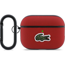 Lacoste Petit Pique Croc Logo Patch Pouzdro pro AirPods Pro 3 červené Lacoste Petit Pique Croc Logo Patch Pouzdro pro AirPods Pro 3 červené