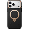 Torras Ostand Q3 VegSkin MagSafe kryt iPhone 17 Pro Max obsidian black