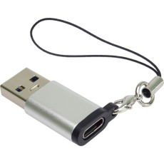 PremiumCord Adaptér USB3.0 A male stříbrný PremiumCord Adaptér USB3.0 A male stříbrný