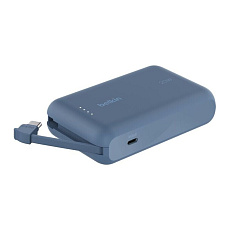 Belkin BOOST CHARGE™ USB-C PowerBanka s integrovaným USB-C kabelem, 10000mAh, PD, 20W modrá