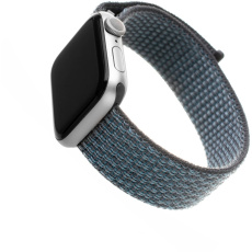 FIXED Nylon Strap nylonový pásek pro Apple Watch 42/44/45mm temně šedý