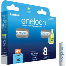 Panasonic Eneloop AAA nabíjecí baterie 800 mAh (8ks)