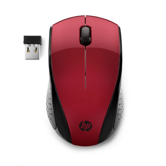 HP myš - 220 Mouse, wireless, red