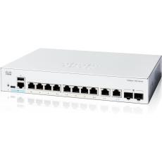 Cisco Catalyst switch C1300-8T-E-2G (8xGbE,2xGbE/SFP combo,fanless)