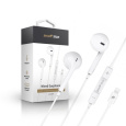 RhinoTech drátová sluchátka s Lightning konektorem bílá
