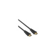 PremiumCord HDMI High Speed + Ethernet kabel, zlacené konektory, 0,5m