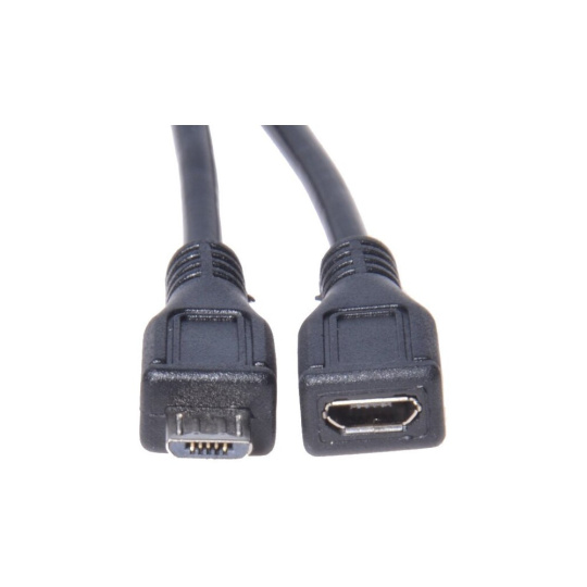 PremiumCord prodlužovací kabel micro USB 2.0 M-F 3m