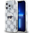 Karl Lagerfeld IML Electroplated Karl Head zadní kryt iPhone 15 Pro Max čirý