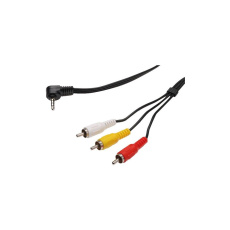 PremiumCord 3.5mm 4 pinový - 3x Cinch RCA M/M 1,5m