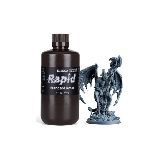 ELEGOO Rapid Standard Resin 1 kg šedá