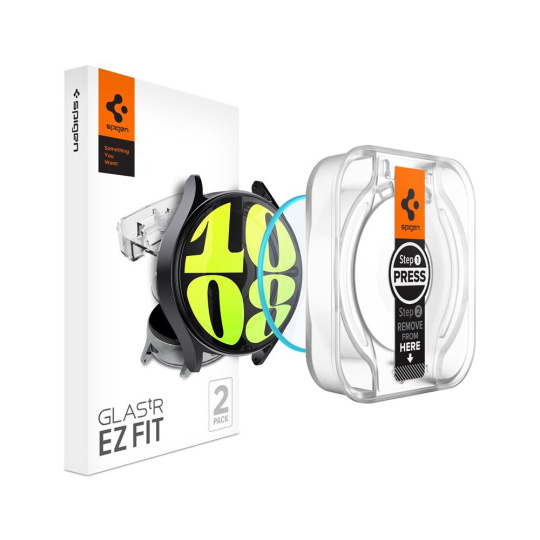Spigen Glass tR EZ Fit sklo Samsung Galaxy Watch7 (40mm) čiré (2 ks)