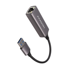 AXAGON ADETR USB A 3.2 Gen 1 Gigabit Ethernet síťová karta auto instal titanově šedá