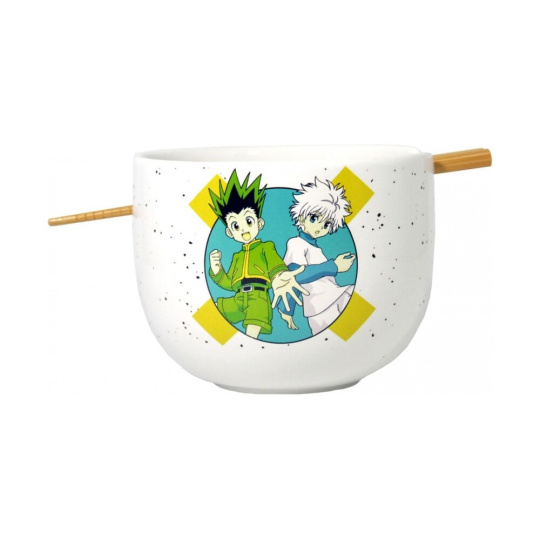 Miska na ramen s hůlkami Just Funky Hunter x Hunter - Gon & Killua 470 ml
