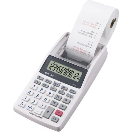 Sharp EL1611V kalkulačka šedá