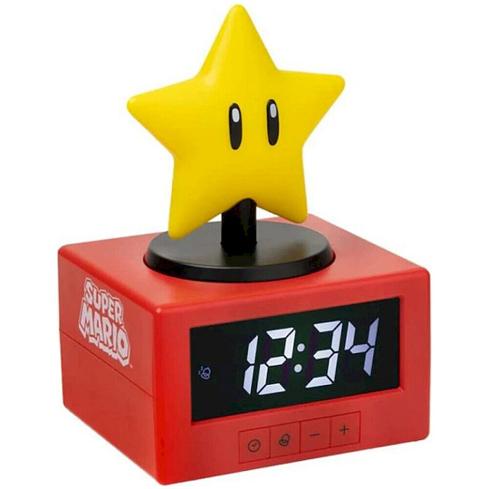 Budík Paladone - Super Mario - Super Star