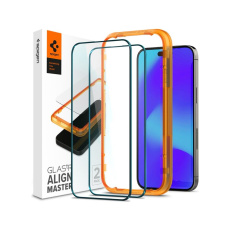 Spigen tR Align Master 2P ochranné sklo iPhone 14 Pro černé