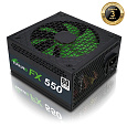 EVOLVEO FX 550, zdroj 550W ATX, 14cm, tichý, 80+ White, záruka 3 roky, černý