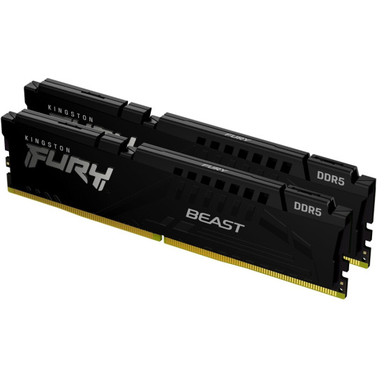 KINGSTON 32GB 5200MHz DDR5 CL40 DIMM FURY Beast Black 2x16GB