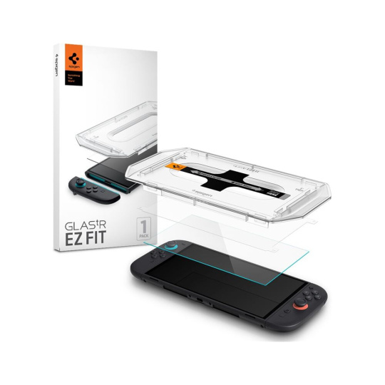 Spigen Glass tR EZ Fit 2 Pack tvrzené sklo Nintendo Switch 2 (2 ks)