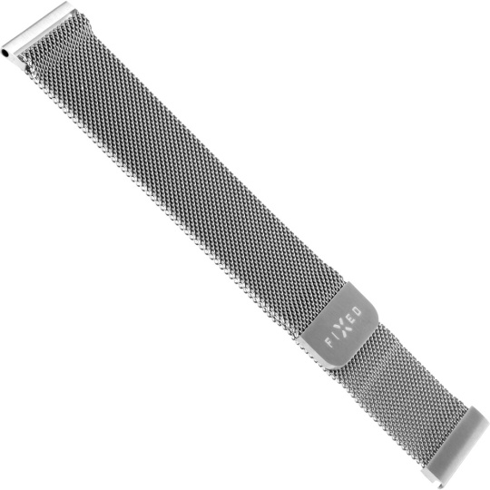 FIXED Mesh Strap síťovaný nerezový řemínek (20mm) stříbrný