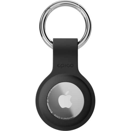 Epico silikonové pouzdro s plnou zadní stranou pro AirTag černé Epico silikonové pouzdro s plnou zadní stranou pro AirTag černé
