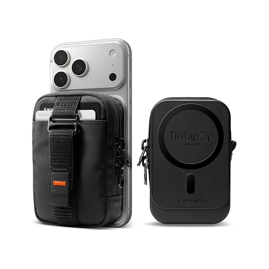Spigen Portable Organizer Pouch TintapZip MagSafe organizér černý